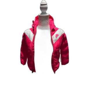 Nike hyper pink puffer jacket girls size 4 xs